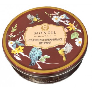 Печенье Monzil 340г Бордовые Птицы