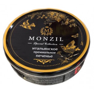 Печенье ассорти Monzil Черный цвет 340г