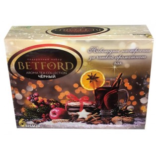Новогодний набор чая Betford из 6 вкусов